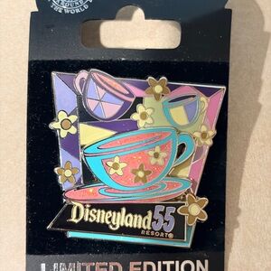 Disney 55 Anniversary Cast Member LE 750 Mad Hatter Tea Party Pin